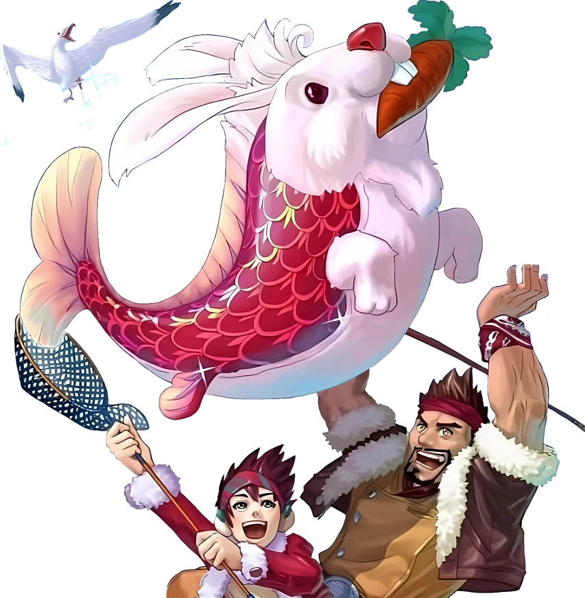 A group of adventurers celebrate together